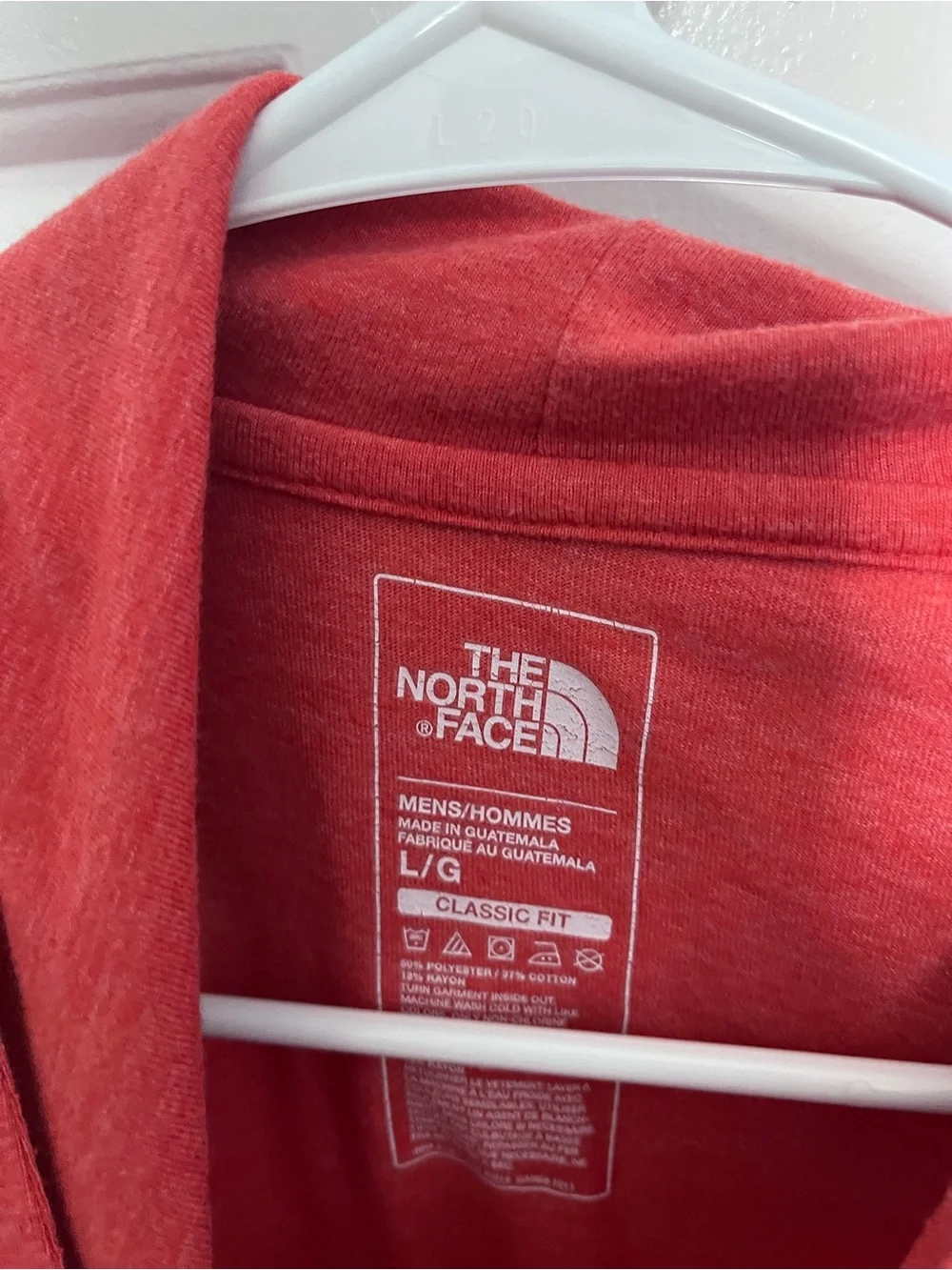 The North Face Men’s Large Long sleeve shirt lightweight with hood/hoodie